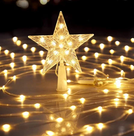 Luces De Navidad Cascada Solar