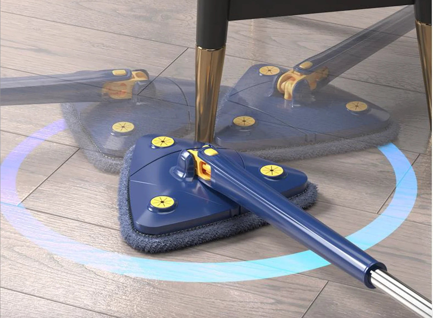 Mopa de limpieza ajustable giratoria