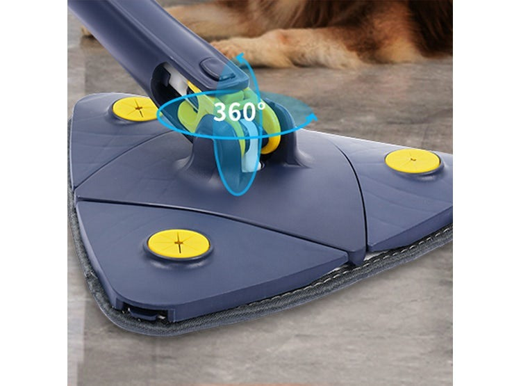 Mopa de limpieza ajustable giratoria