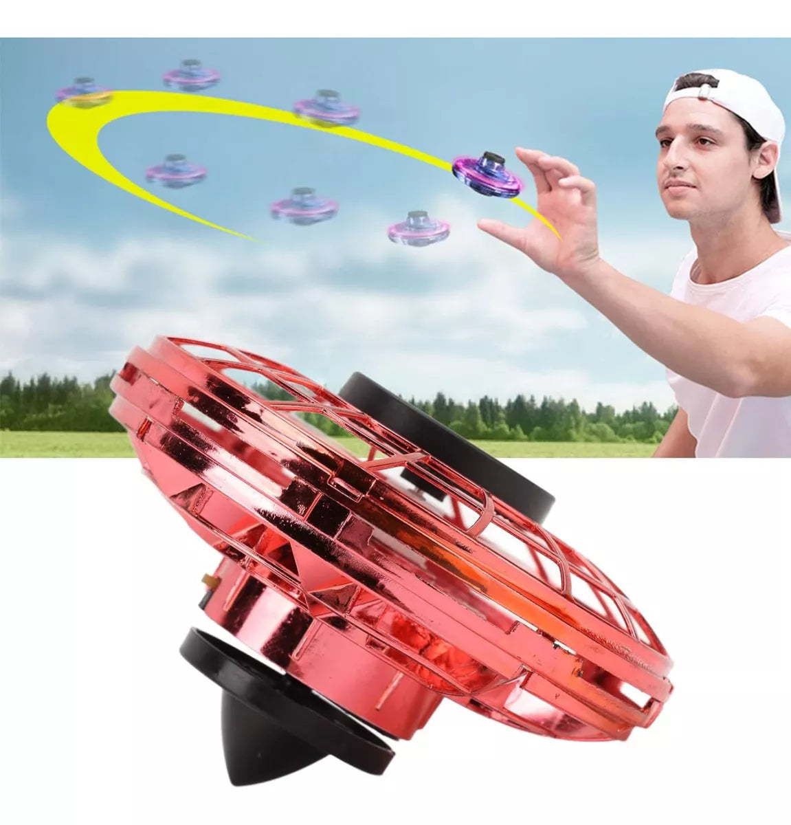 Spinner Volador Mini Dron