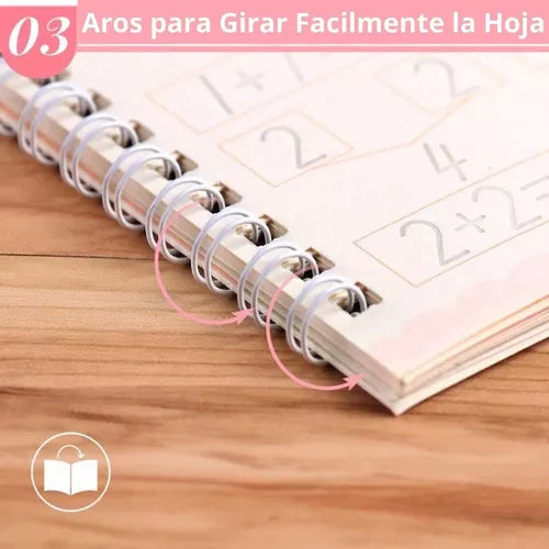 Set cuadernos magic caligrafia Montessori