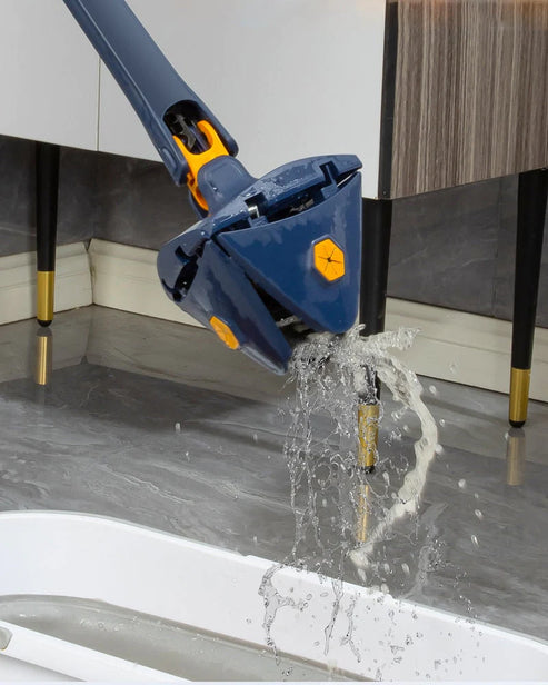 Mopa de limpieza ajustable giratoria